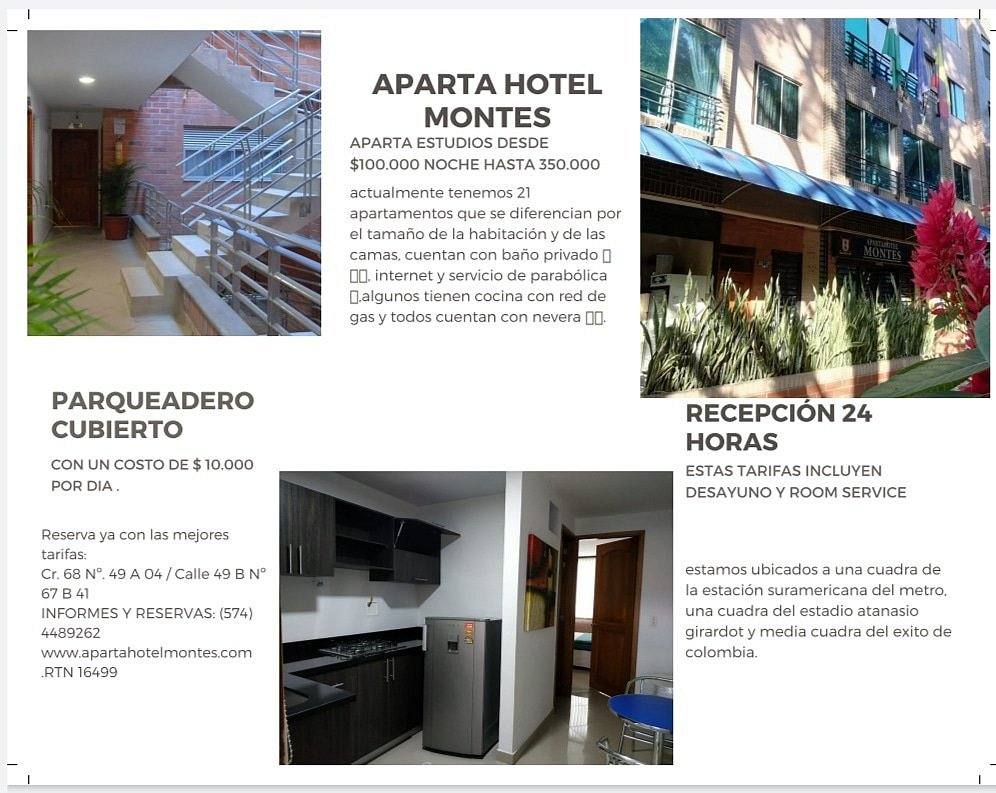 Aparta Hotel Montes in Laureles and Estadio, Medellín