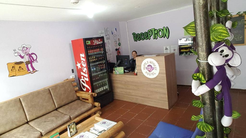 Purple Monkey Hostel in El Poblado, Medellín