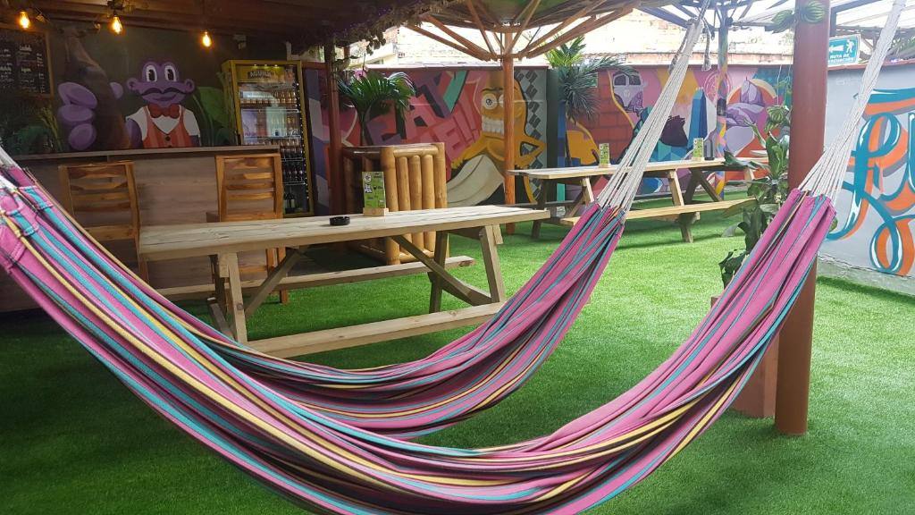 Purple Monkey Hostel in El Poblado, Medellín