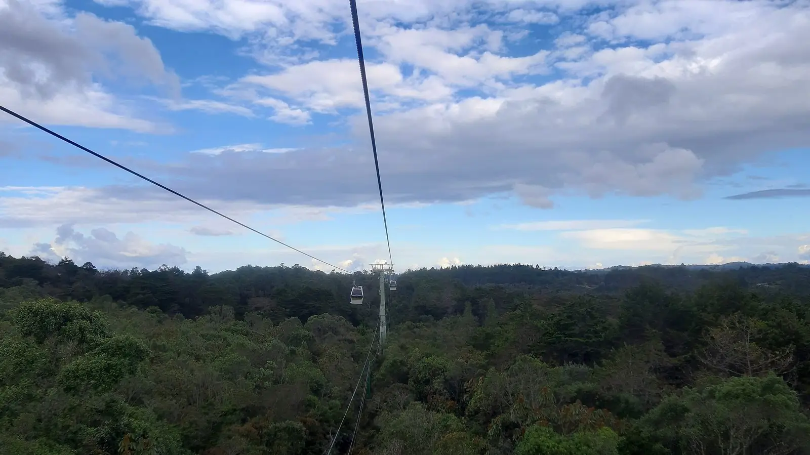 The Line L cable car to Parque Arví