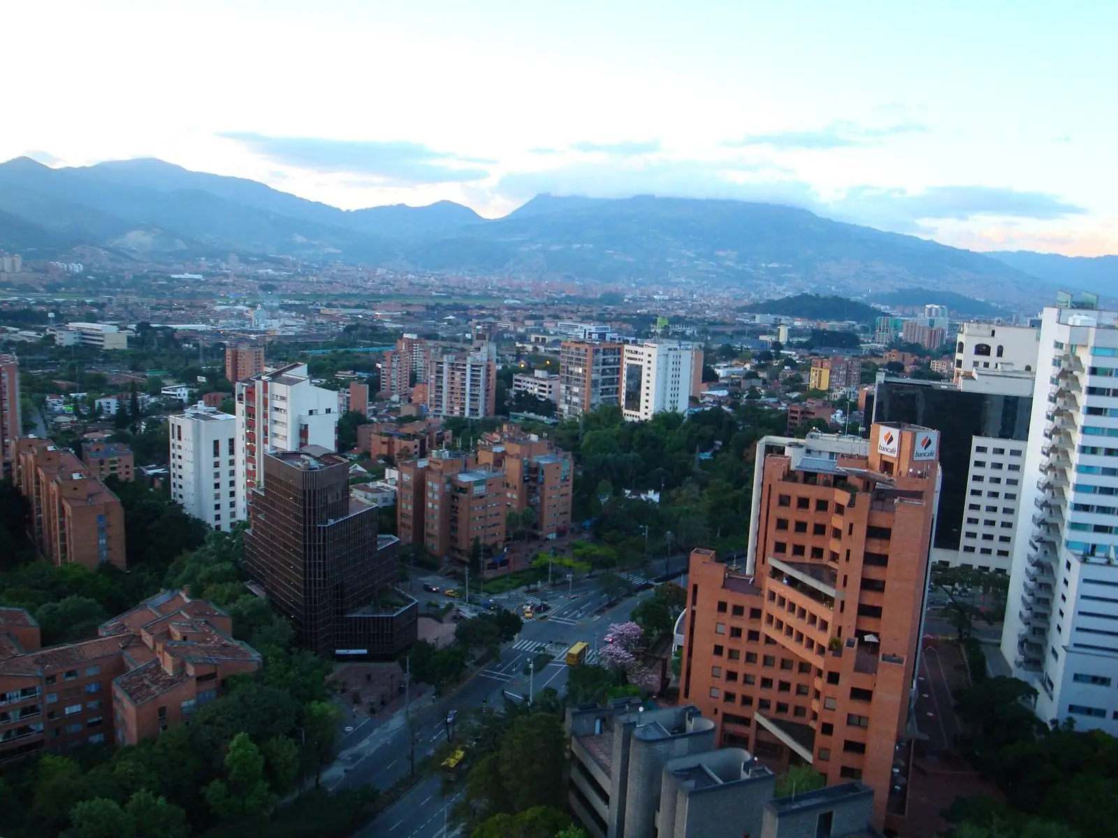 Medellín in the Aburrá Valley
